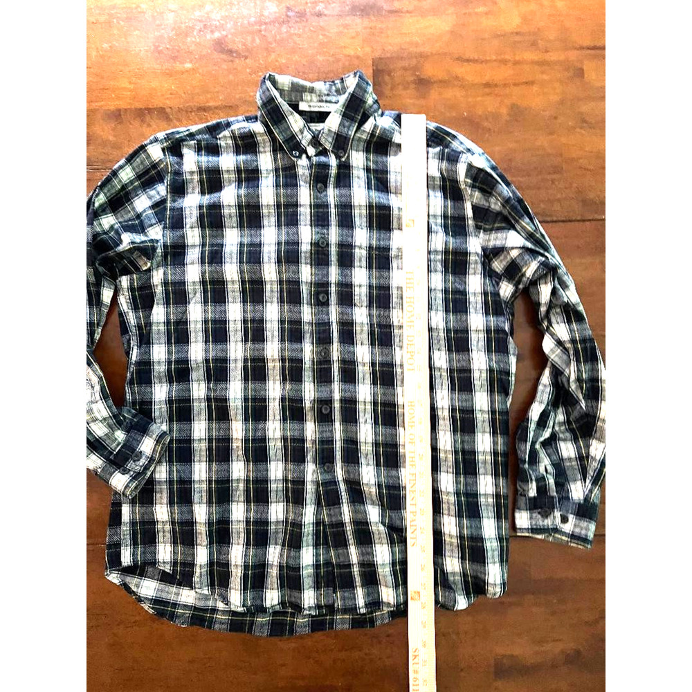 Mens L.L.Bean Traditional Fit Long Sleeve Flannel Shirt, Size L - Picture 2 of 3